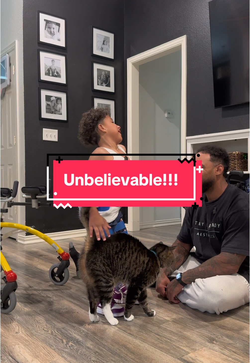 Our living miracle! #fyp #spinabifidawarrior #physicaltherapy #standup @Nike 