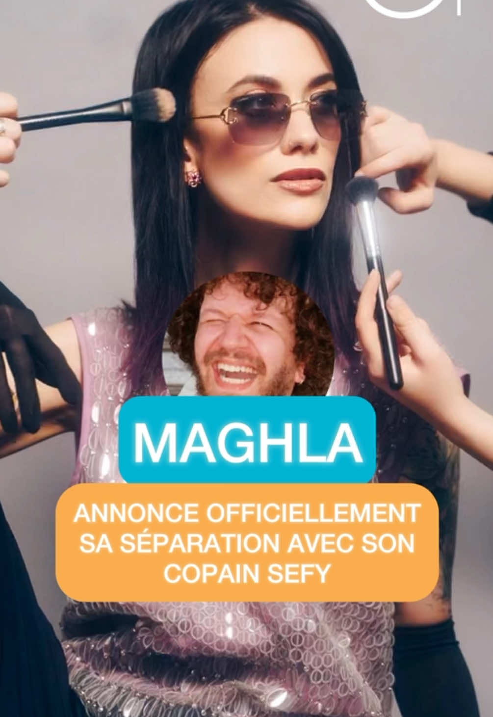 Maghla et Sefy se sont séparés : c'est Maghla qui décidé d'annoncer leur rupture, qui date d'il y a déjà un moment, xoxo gy.