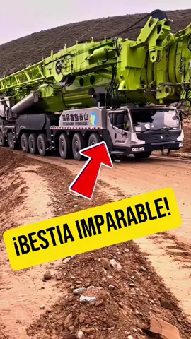 Estas bestias mecánicas dominan el terreno con 20 ruedas 🤯 #MegaConstrucciones #MaquinariaPesada #TecnologíaExtrema #GrúasGigantes