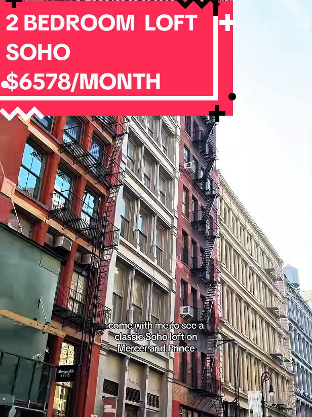 This 2BR Soho loft said “style + rent control” in the same sentence 🏠🚪 #newyork #nyapartments #apartmentsearch #RentStablized #soholoft #manhattanrentals #rentdealsnyc #nycrentalert #cityapartmenttour #loftnyc 
