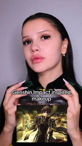 566 Makeup inspired by Genshin Impact× Sanxingdui Museum GenshinImpact_En ⚡️ - #GenshinImpact #GenshinxSanxingdui #ZhongliSanxingdui  #asmrmakeupapplication #asmr