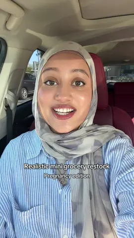 Lmk if yall want a what I eat in a day pregnancy edition  #groceryhaul #groceryrestock #hijabi 