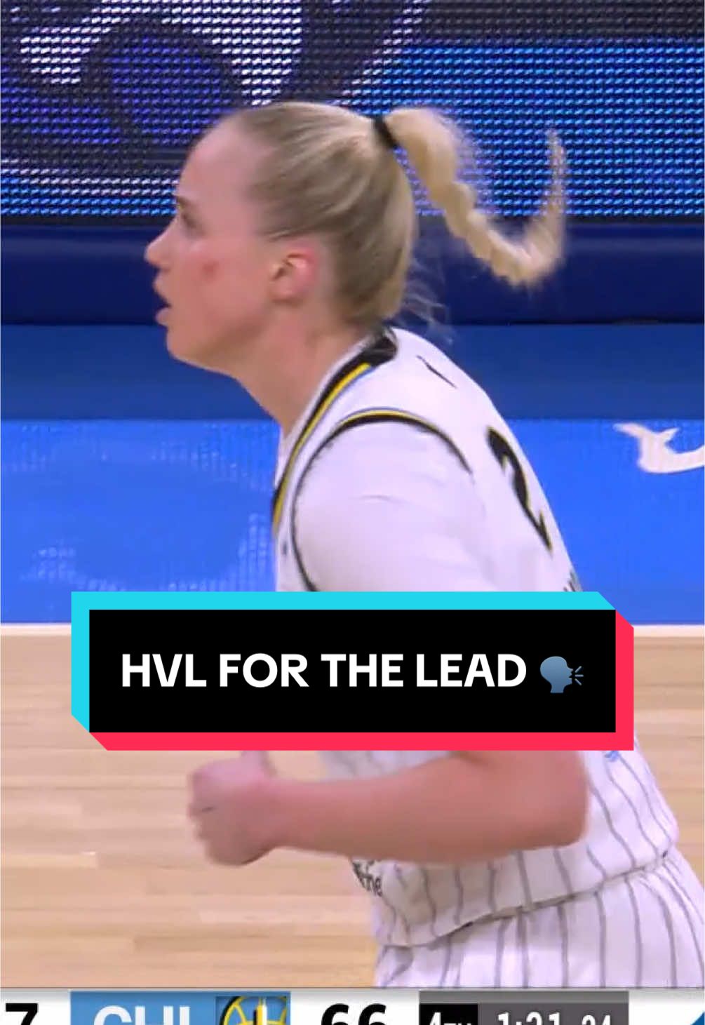 HAILEY VAN LITH FOR THE LEAD 🗣️ #WNBA #hvl #haileyvanlith 