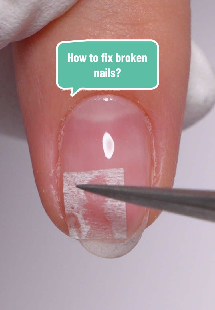 How to fix broken nails? Use a piece of tissue to reinforce it! #melodysusie #melodysusienails #nailtools #nailart #nailchallenge #nailtutorial #nailtechlife #nailtechcheck #nailtechproblems #nailtechnician #nails #nailbeginner #nailpro #naillover #nailhack #nailtips #nailtip #naillamp #nailtools #nailtok #nailsoftiktok 