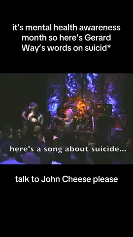 Seriously if you’re ever feeling down or like there’s mo way to get better from wherever you are PLEASE talk to someone. It can ALWAYS get better. #MentalHealth #MentalHealthAwareness #mychemicalromance #mcr #gerardway #fyp