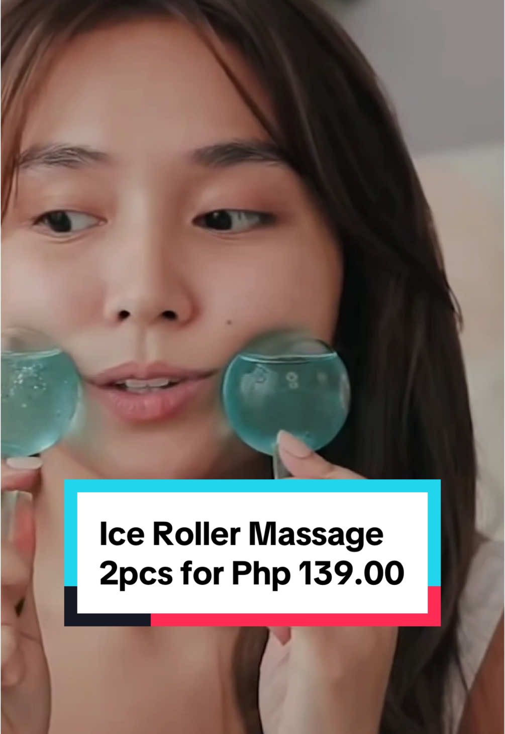 Ice Roller Massage 2pcs for Php 139.00.  #icefaceroller  #icemassage  #icefacemassage 
