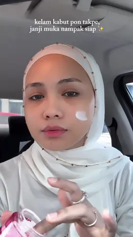 lepasni nak keluar takpayah pakai foundation 💗  #g2gdoublebrightdaycream #doubledaycream #toneupcream #fyp 