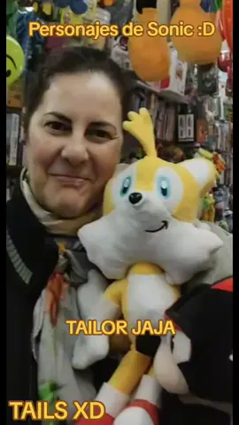 Personajes de Sonic peluches #sonicthehedgehog #tailsthefox #tails #humor #sonicboom #memes