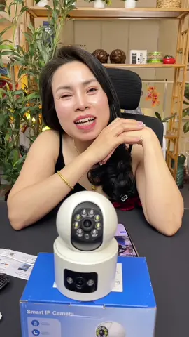 Camera V360 pro phiên bản 2 mặt xoay 360 độ, đàm thoại 2 chiều, hình ảnh sắc nét #camera #camerav360 #hahienhoa1 #xuhuong #tienichgiadinh 