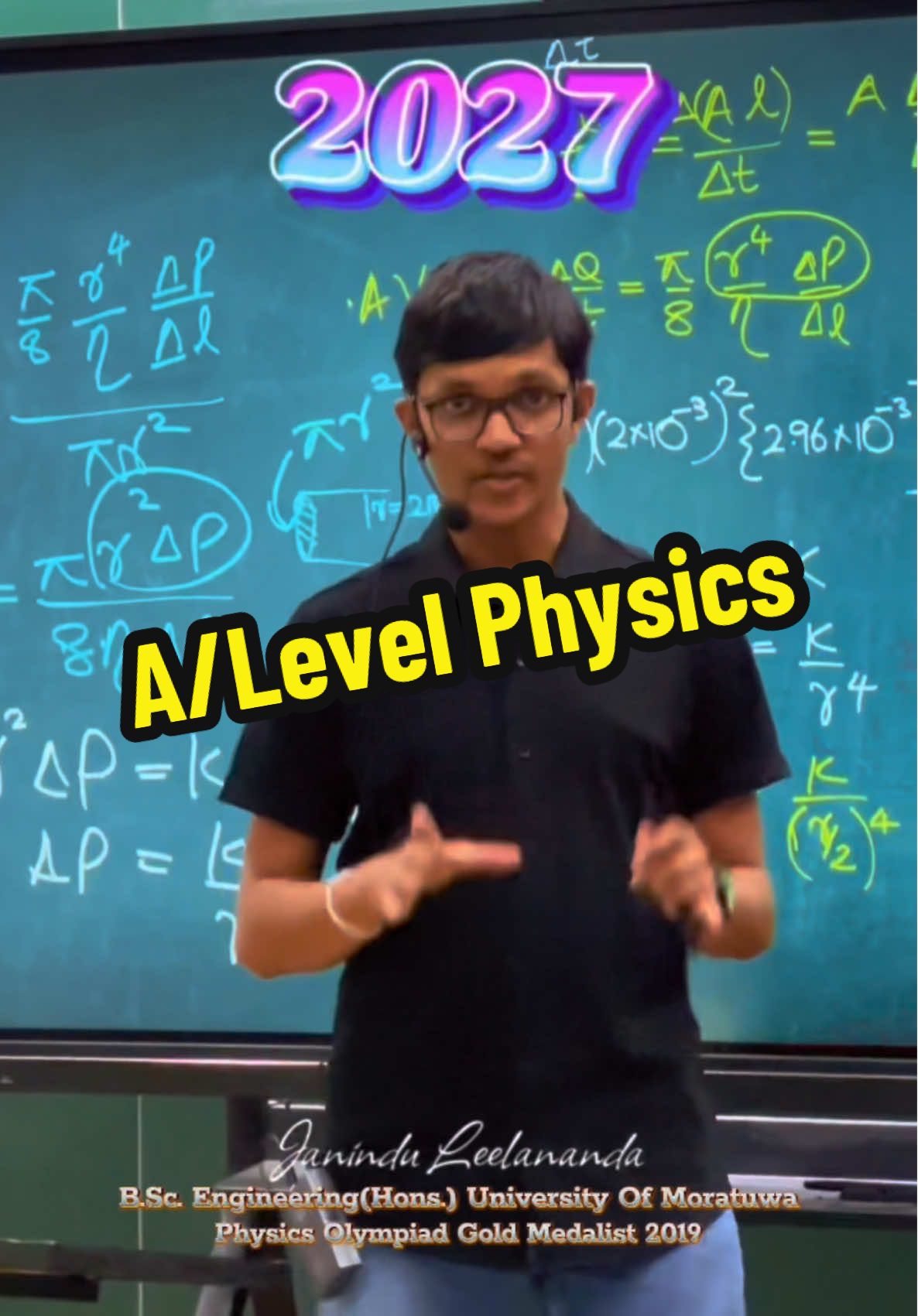 Ace your A/L Physics with expert guidance from Janindu Leelananda — B.Sc. Engineering (Hons) | University of Moratuwa | Physics Olympiad Medalist 2019. Master complex concepts with ease in both Sinhala & English — now available in Colombo, Rathnapura & Online! Call now: 070 402 9701 | 070 154 6825 #ALPhysics #PhysicsClass #PhysicsMadeEasy #SriLankaEducation #JaninduLeelananda #ALScience #PhysicsTutor #UniversityOfMoratuwa #PhysicsOlympiad #SinhalaMedium #EnglishMedium #StudentLife #AL2025 #OnlineLearning #PhysicsLovers #ColomboClasses #RathnapuraTuition #EduSL #ScienceForSuccess #srilankan_tik_tok🇱🇰 #srilanka #fyp #fypage #fypシ゚ #foryou 