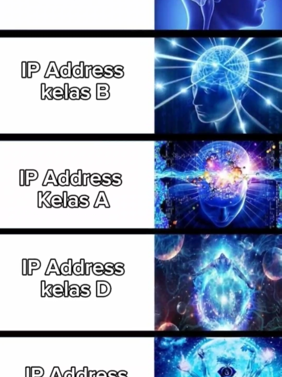 IP Address (Internet Protocol Address) IP Address adalah alamat numerik yang diberikan ke setiap perangkat yang terhubung ke jaringan komputer yang menggunakan protokol internet. Fungsinya adalah untuk mengidentifikasi dan mengatur komunikasi antar perangkat dalam jaringan. Contoh: 192.168.1.10 Ada dua jenis IP Address: IPv4 (contoh: 192.168.0.1) – terdiri dari 32 bit, dibagi menjadi 4 oktet. IPv6 (contoh: 2001:0db8:85a3:0000:0000:8a2e:0370:7334) – terdiri dari 128 bit. 2. Subnet Mask Subnet Mask adalah angka yang digunakan untuk membagi jaringan IP menjadi sub-jaringan (subnet). Fungsinya adalah untuk menentukan bagian mana dari IP address yang merupakan network (jaringan) dan bagian mana yang merupakan host (perangkat). Contoh: 255.255.255.0 Dalam biner: 11111111.11111111.11111111.00000000 Ini berarti 24 bit pertama adalah untuk network, dan 8 bit terakhir untuk host. 3. Host Host adalah perangkat atau komputer dalam jaringan yang memiliki IP Address unik dan dapat berkomunikasi dengan perangkat lain. Dalam konteks IP dan subnet mask, host juga merujuk pada bagian dari IP Address yang digunakan untuk mengidentifikasi perangkat tertentu dalam subnet. Misalnya dalam IP 192.168.1.10 dengan subnet mask 255.255.255.0: 192.168.1 adalah bagian network. 10 adalah bagian host. Singkatnya: IP Address = Alamat perangkat. Subnet Mask = Penentu pembagian network vs host. Host = Perangkat atau bagian dari alamat IP yang menunjukkan identitas unik dalam jaringan. #fyp #foryou #jj #edukasi #tkj #bismillahfyp #trending 