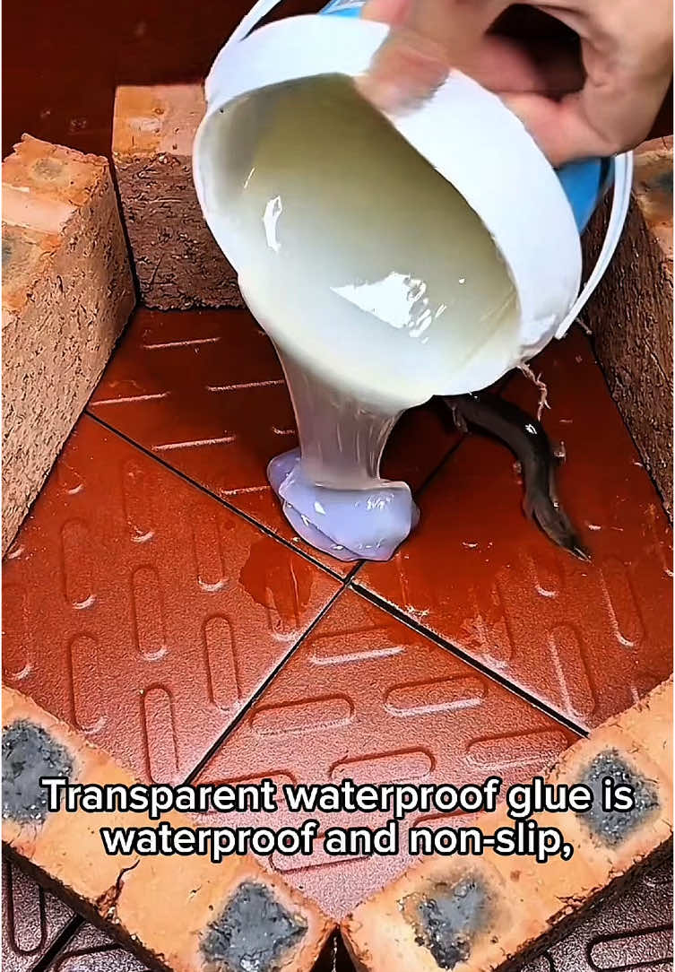 Waterproof transparent tape, invisible anti-slip, non-toxic, can fill even grooves and cracks#waterproof #waterproofglue 
