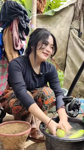 neng Nining nyuci timun #jandamuda #gadisdesa #fyp 