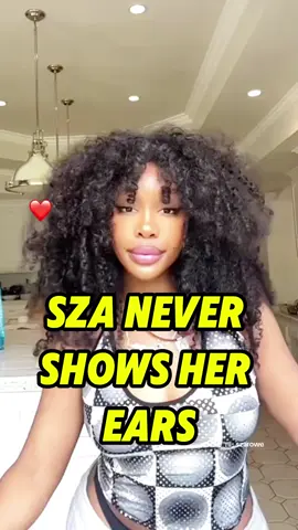 No wonder SZA never shows her ears in public, you won't believe it's worth $150,000#celebrity #sza #szasos #music #ear #tour #tournament #fyp #usa 
