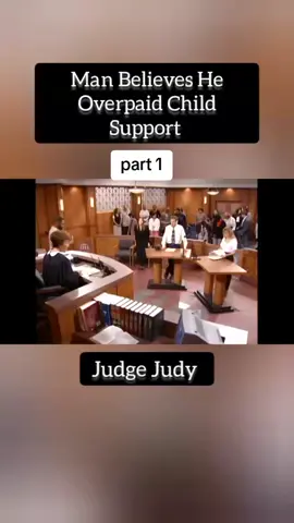 Man Believes He Overpaid Child Support | Part 1 | Judge Judy #judgjudy #legaltok #tv #tvshow #legaltiktok #dog #dogsoftiktok #ustv #ustvshow #judy #judyjustice #fyp #foryou #viral #trending #grow 