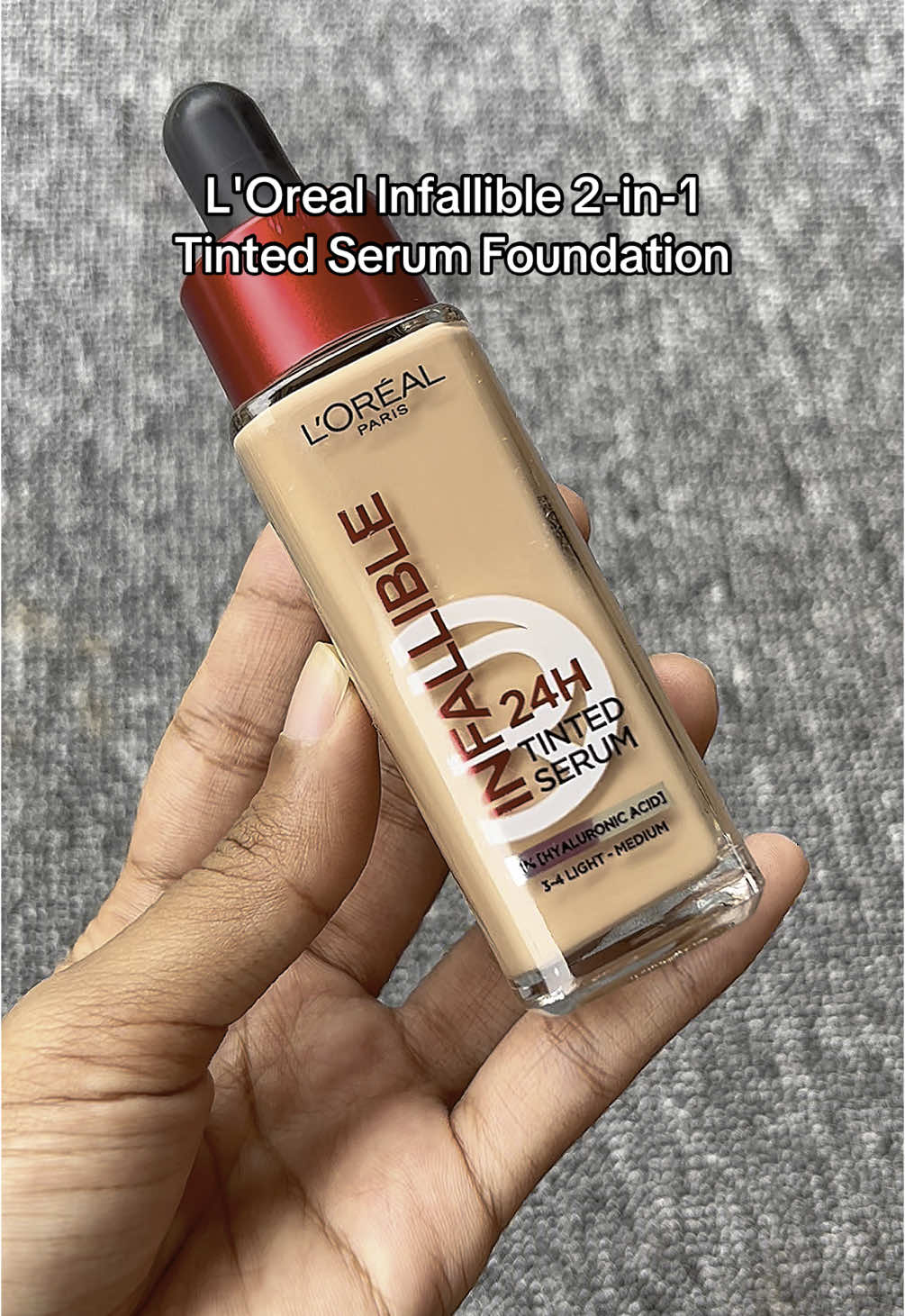 inget ya guys, tinted serum foundation @L’Oreal Paris Makeup & Hair #2in1serumfoundation #skintint #tintedserumloreal #serumfoundation #makeup 