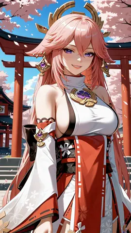 Yae Miko, Genshin Impact #yaemiko #genshinimpactedit #gamer #animation #animefan #genshin