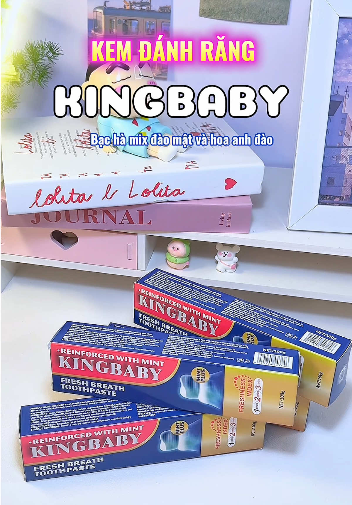 Mua 1 lần dùng tận nữa năm là có thật. 😂😂#kemdanhrangkingbaby #hoithothommat #hotronguasaurang #kingbaby#Hongcan #Hongcanunboxing 