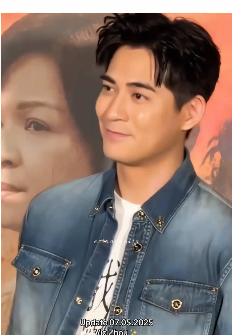 Update 07.05.2025 Vic Zhou Press Confrence New Drama “The World Between Us II”  in Taipei Suka liat Zaizai badannya lebih berisi dan terlihat lebih fresh ya 😍 #viczhou#meteorgarden#F4 