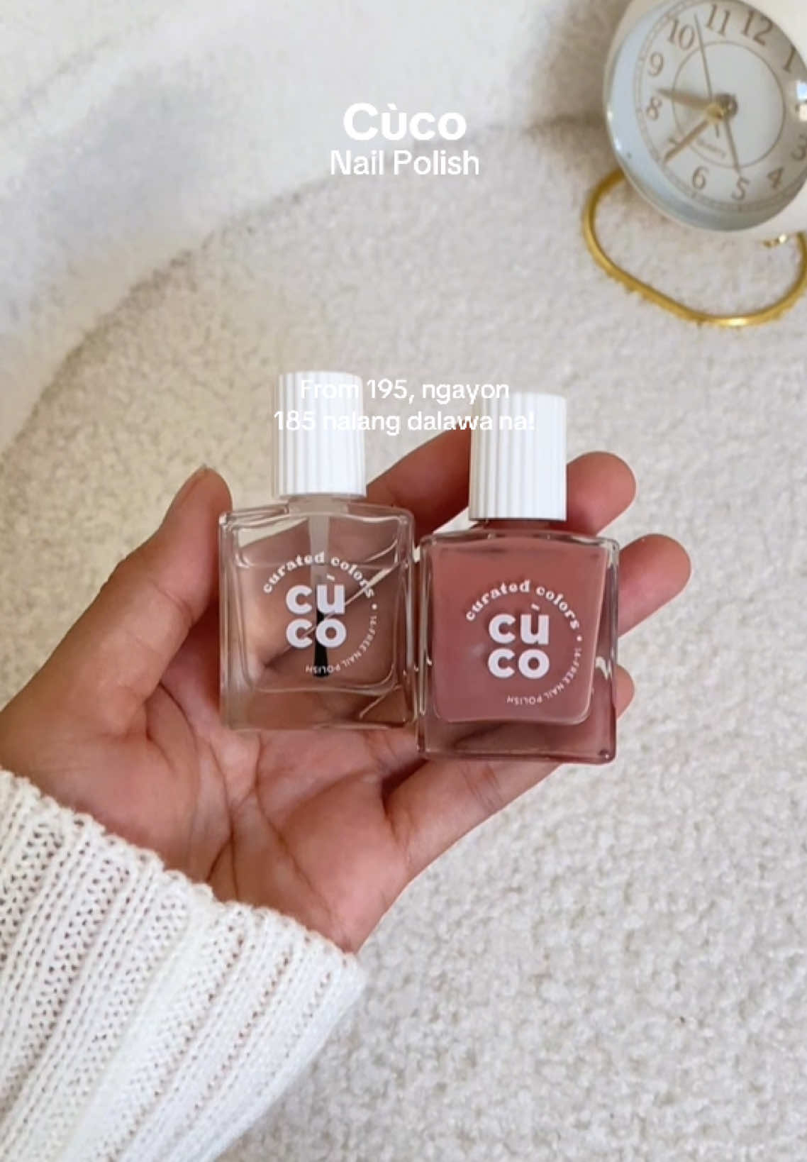 Ang gaganda talaga ng nail polish ng @Curated Colors. Habol habang naka b1t1 pa. #nailpolish #curatedcolors #cuco #fastdrying #sale #b1t1 #cuconailpolish 