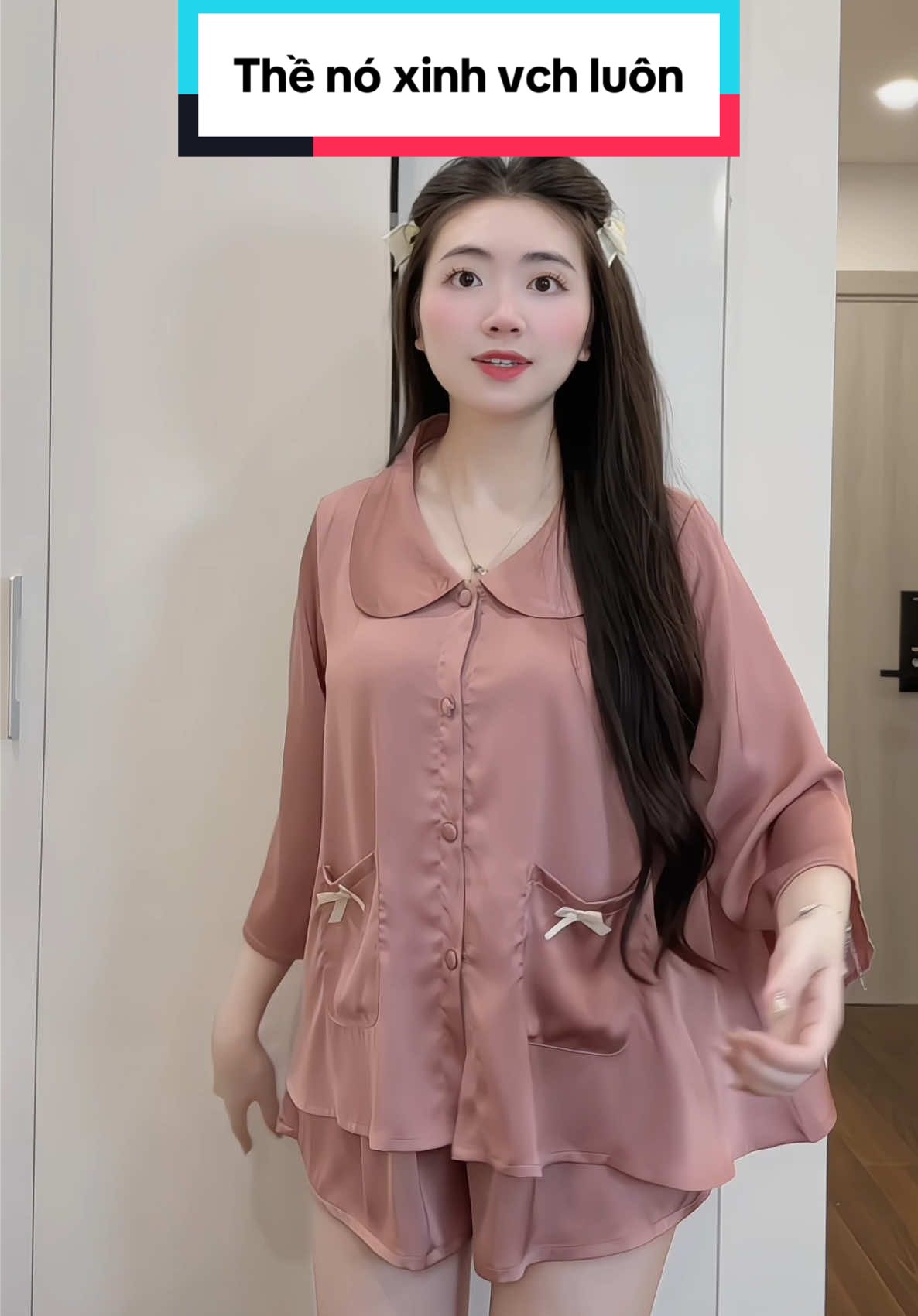Màu nó cưng xỉuuu luôn✨✨✨ #hathuday #pijama #bomacnha #domacnha #setxinh #thoitrangnu 