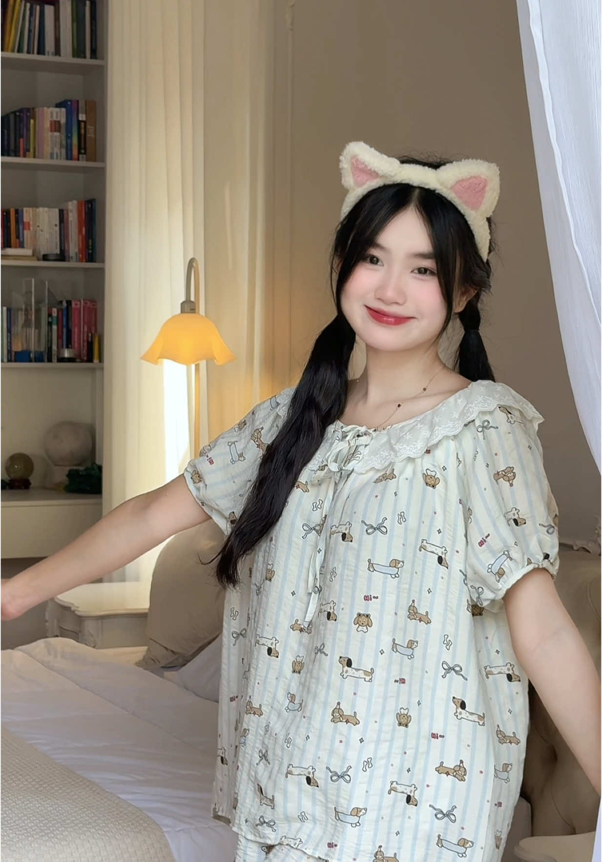 Đồ ngủ thôi mà, cần gì xinh vậy?#dobobigsize #domacnha #dongu #donguxinh #doxinhmoingay #dobo 