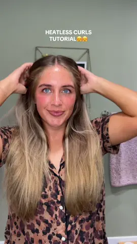 Trying out heatless curls again with @Cozy Confidence 🤭🎀🩵✨🫶🏼 #heatlesscurls #heatless #heatlesshair #heatlesshairstyles #hair #hairtok #hairstyle #hairtutorial 