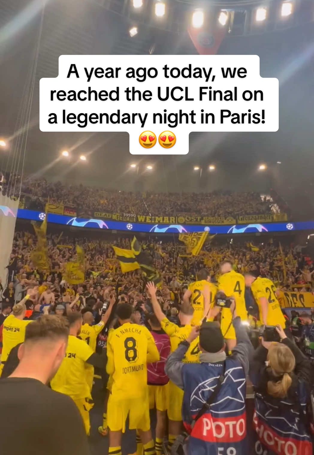 We will remember this night forever! 💛