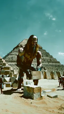 wie die Pyramiden gebaut wurden #Alien #AI ​​#Giganten #Pyramiden #FYP #Wüste #Cadamitologia 