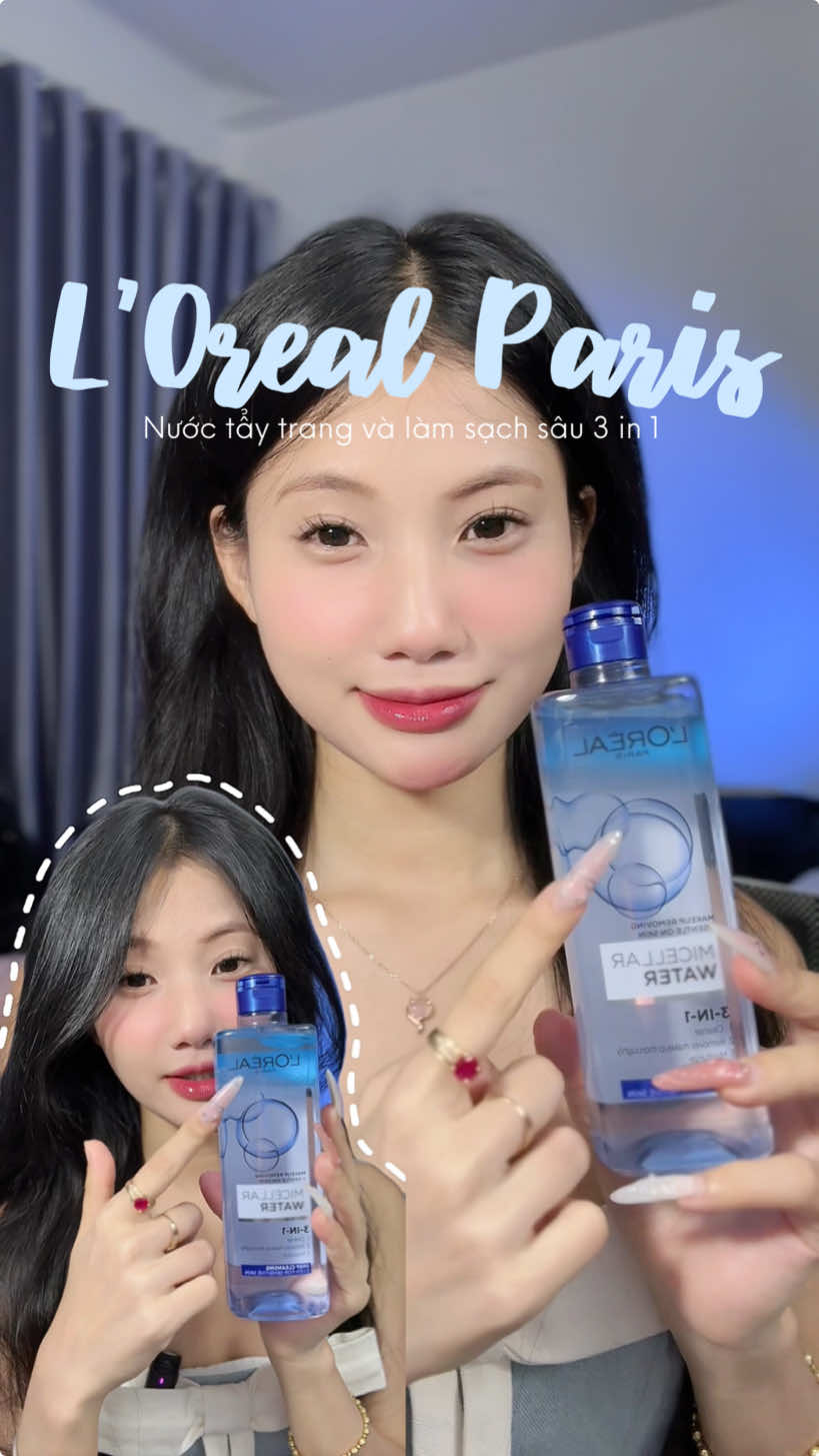 Tui bị mê nước tẩy trang nhà này 🫶🏻😍 #taytranglorealparis #lorealparisskin #lorealparispartner #lorealparis #goclamdep #reviewlamdep #nuoctaytrang 