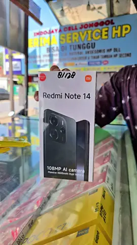Pilih Xiaomi Redmi Note 14 pasti puas di hati &kantong😍 📍Depan Bank BRI Pasar Baru Jonggol, Kab.Bogor Untuk informasi & Pemesanan hubungi 0813-1112-4034 ✔️Cash & Kredit ✔️Garansi Resmi #indojayacelljonggol #tokohpdijonggol #xiaomi #redminote14 