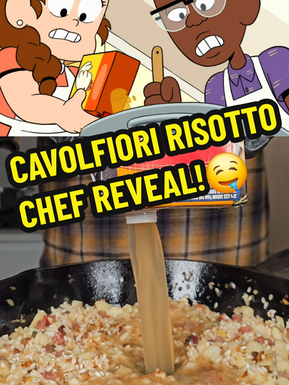 Risotto That Turns Cavolfiori Into Creekside Gold!🍚 #craig #bernard #craigofthecreek #risotto #cauliflower #cavolfiore #rice #cauliflowerrecipes #creamy #cartoonnetwork #fyp 