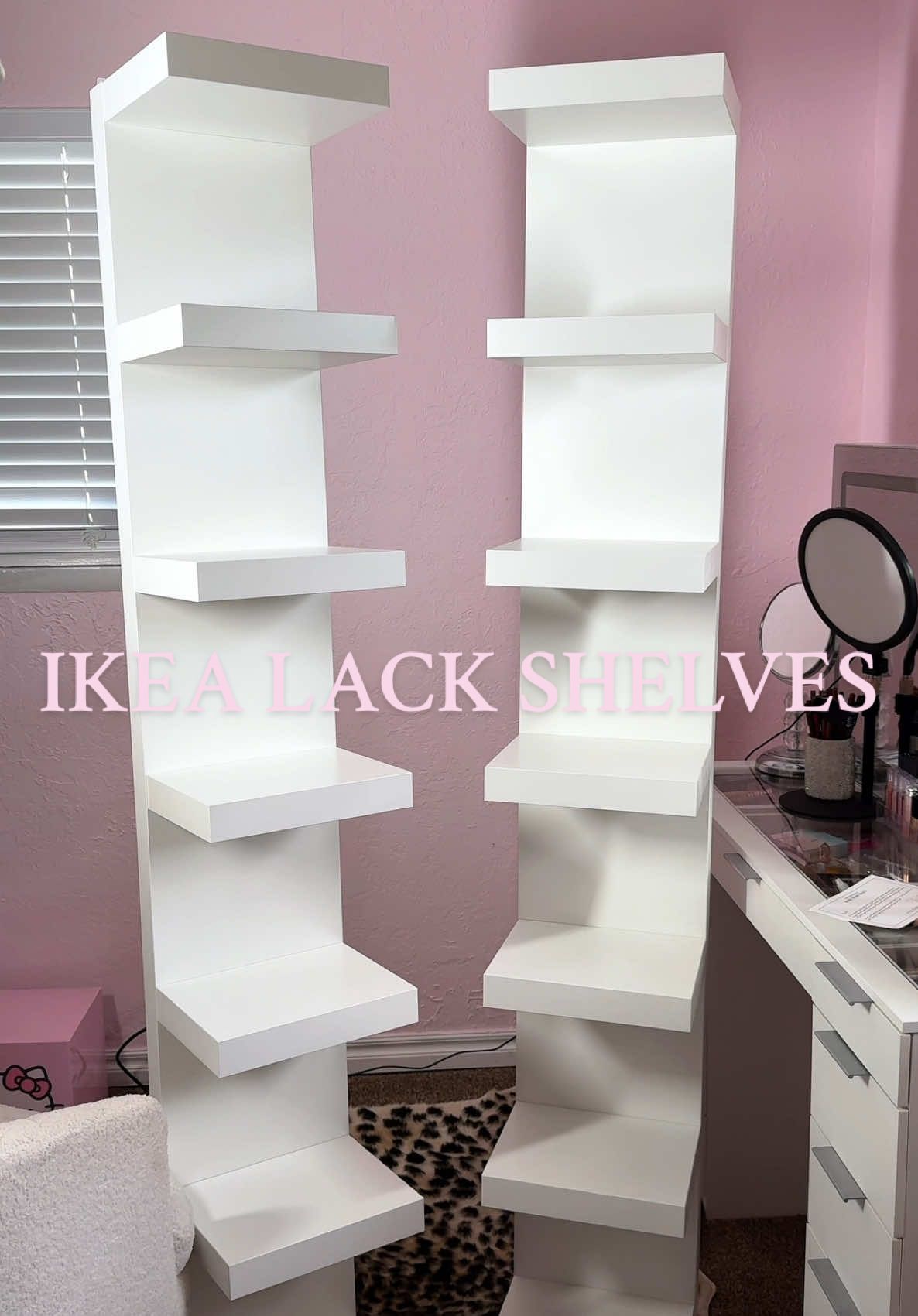 they made my vanity area look complete ✨ @IKEA  #ikea #ikealackshelf #ikealackshelves #ikealackshelf #buildmyikealackshelves #latina #latinasahm #latinacontentcreator #latinacreatorsforyou  #latinabeautycreators  #creatorsearchinsights 