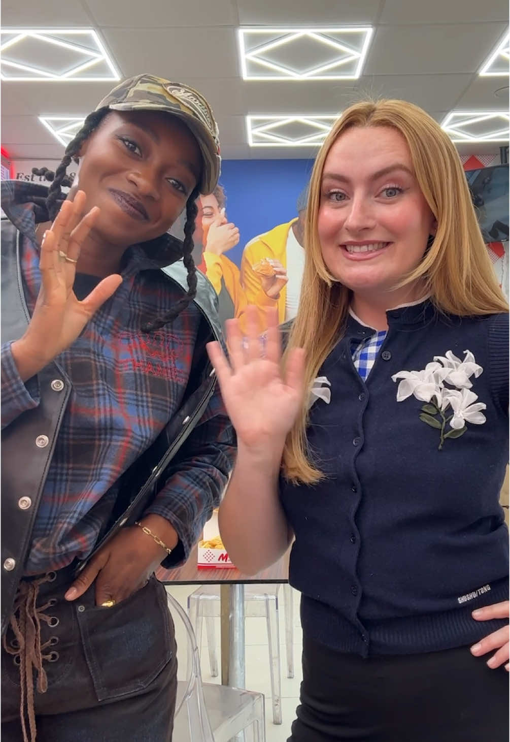 Dimz meets Simz ❣️ @Little Simz @Chicken Shop Date out FRIDAY xx