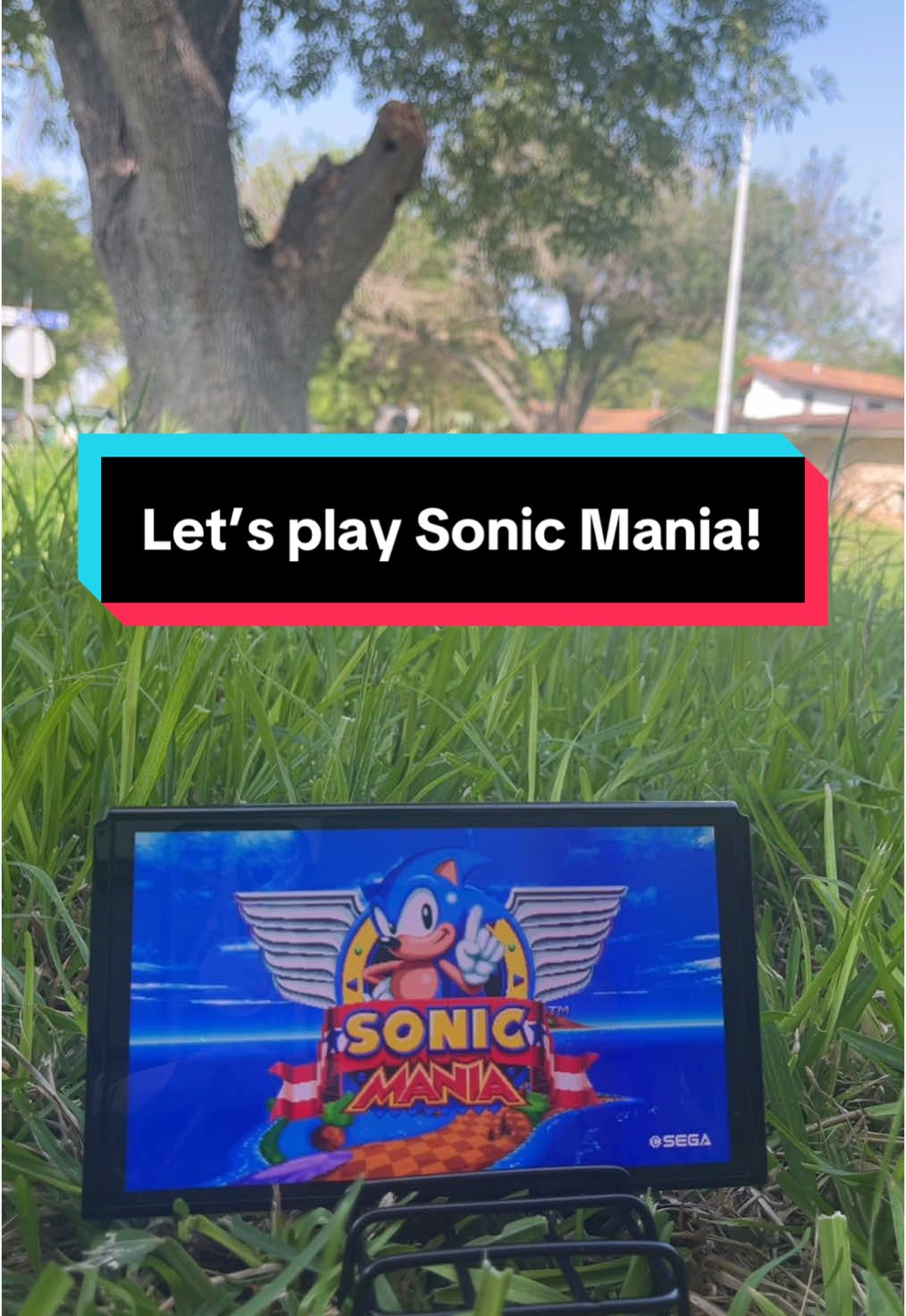 Sunny days & Sonic games!☀️ What should I play next?#gaming #sonic #sonicmania #switch 