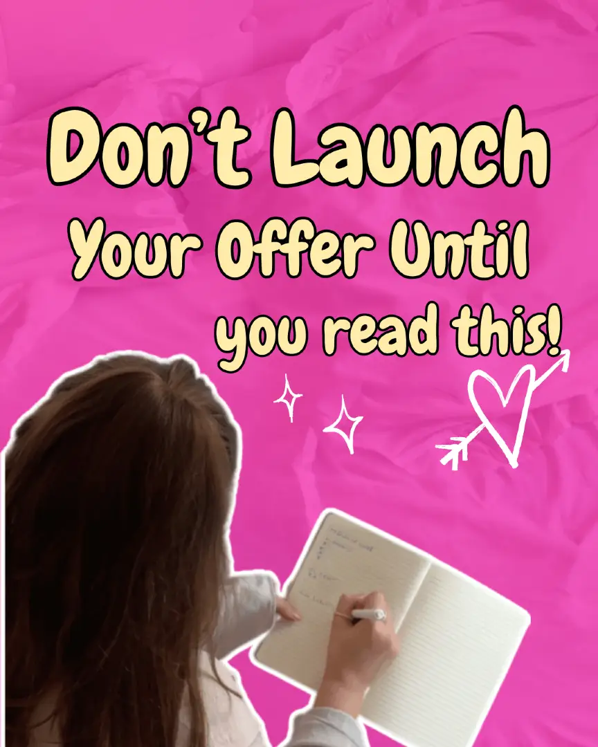 ⚠️ WARNING: Don’t launch your first offer until you read this… Because I learned this the hard way. 😬 When I first launched, I really thought I was doing everything right: ✔️ Followed all the free advice ✔️ Spent hours making it “perfect” ✔️ Watched 400 TikToks pretending it was research 😵‍💫 But here’s what no one tells you: Even the best strategy won’t work if you don’t have clarity. → Clarity on who it’s for → Clarity on how to talk about it → Clarity on what problem you’re actually solving What actually got me results was: ✅ Focusing on one offer (not 3 half-baked ones) ✅ Getting super clear on the transformation it creates ✅ Building a simple system to talk about it in my own voice (aka not sounding like a robot) And when I made those shifts? → People started paying attention → Sales started happening → My brain wasn’t in a constant spiral So if you're thinking about launching something soon, don’t just guess your way through it. 👇 Comment “LAUNCH CLARITY” and I'll reach out with more info on how my coaching can finally give you the clarity you're craving! 💬