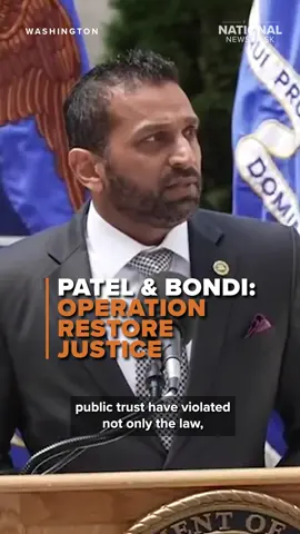 Attorney General Pam Bondi and FBI Director Kash Patel announced the results of Operation Restore Justice, a coordinated effort across 55 FBI field offices to identify, track, and arrest child sex predators. #pambondi #kashpatel #fbi #operation