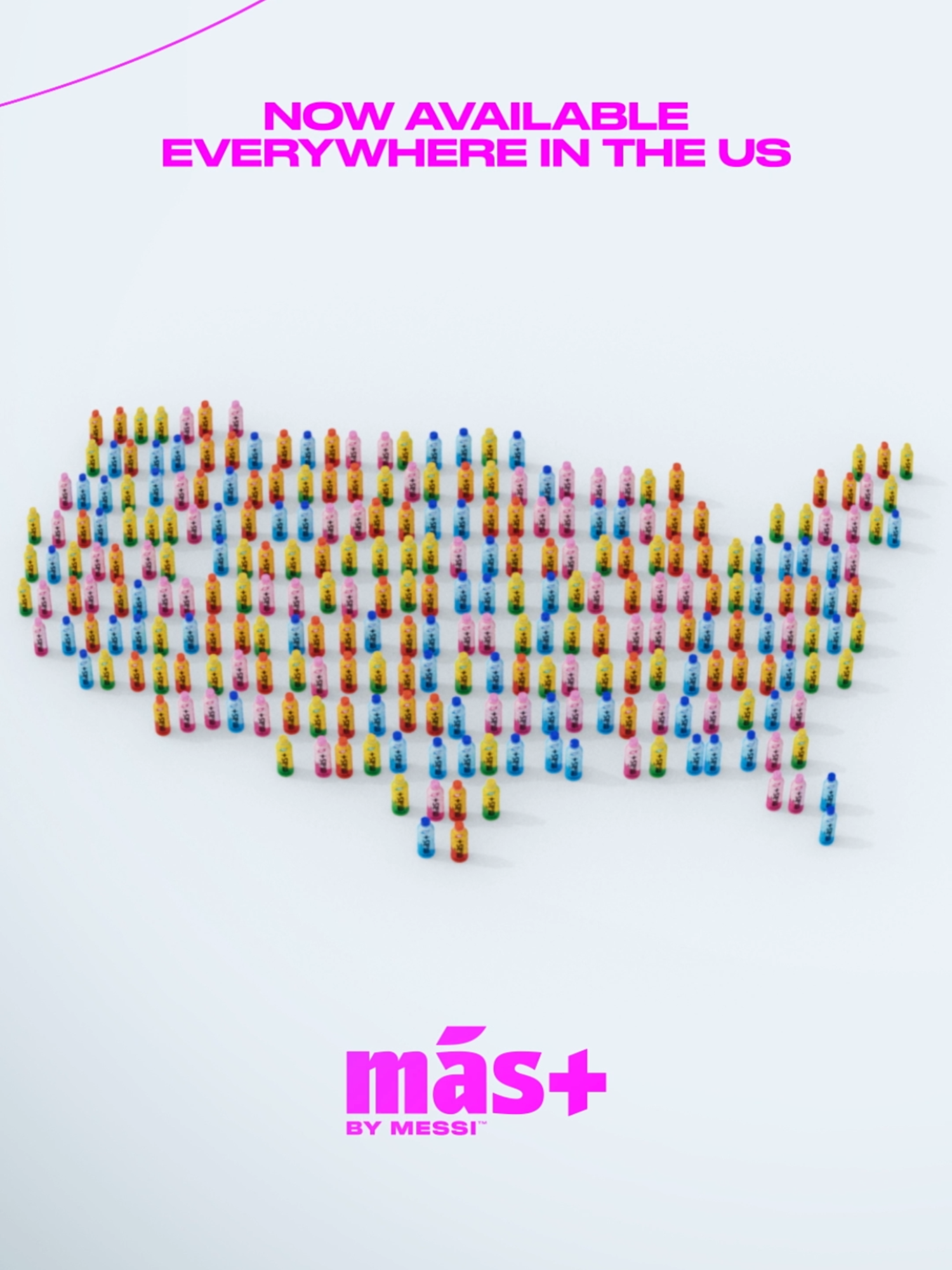 Hey USA…guess what?! Más+ by Messi is available all over the US. Grab yours today! ¡Hola, Estados Unidos! ¿Adivina qué? Más+ by Messi ya está disponible en todo el país. ¡Consigue la tuya hoy! #masbymessi #leomessi #lionelmessi #usa #estadosunidos #availablenow #sports #hydration
