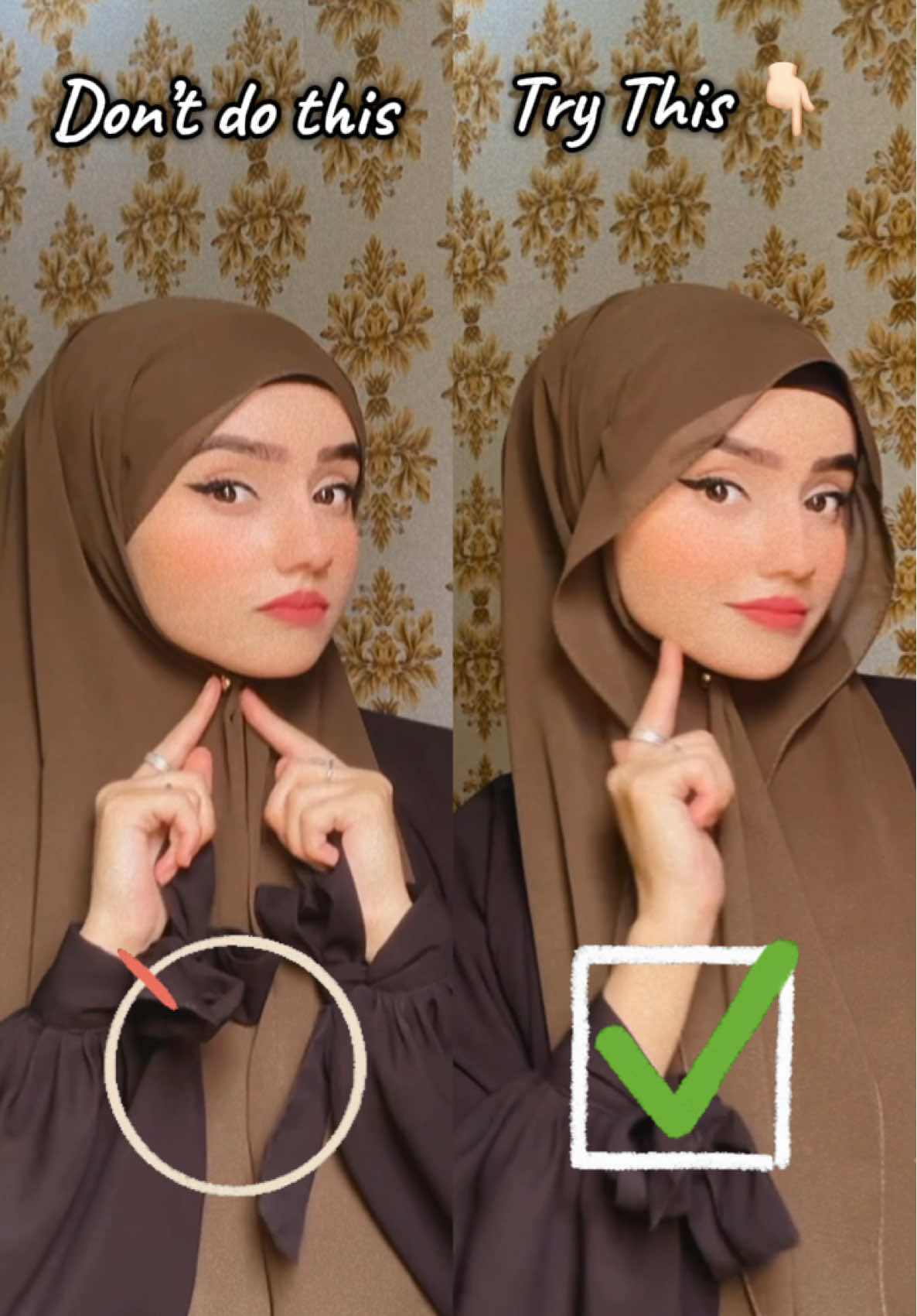 Try This Method For A Chic Hijab Look 🧕Save For Later , I hope you Guys Like It❤️ . . . . . . . . . . . . . #hijab #hijabstyle #hijablook #hijabhack #hijabtutorial #hijabinspiration #hijabguide #modestfashion #tutorial #viral #explore #exploremore #fyp 