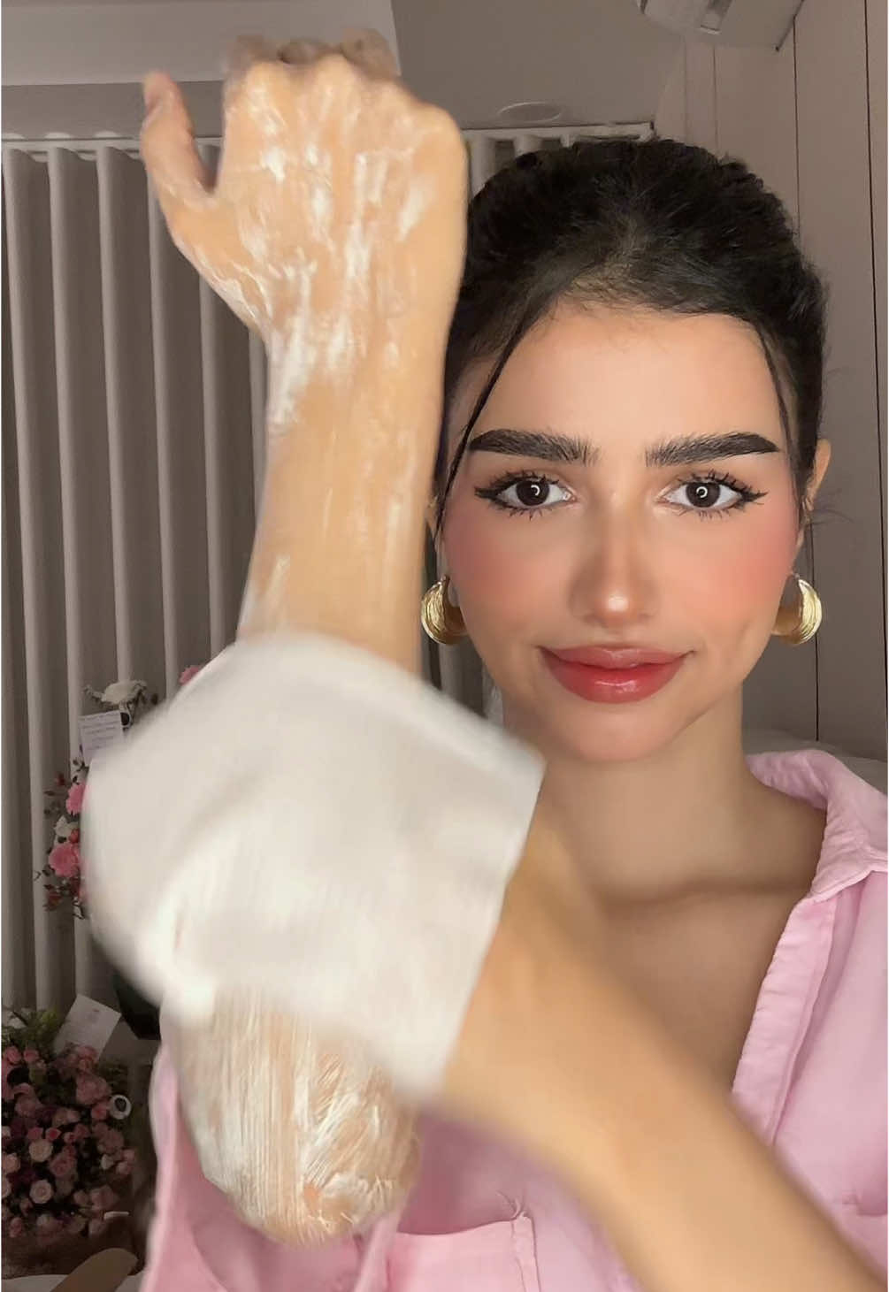 الليفة صارت أدمانييييييي اسمها مومز باث اخذتها من ديرمازون ستور : @ديرمازون ستور  AD #dermazone_store #dermazone #skincare #ديرمازون_ستور #مومز_باث #ليفة_كورية 