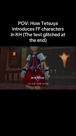 How they introduce FF characters (full episode on YT) #kingdomhearts #finalfantasy 