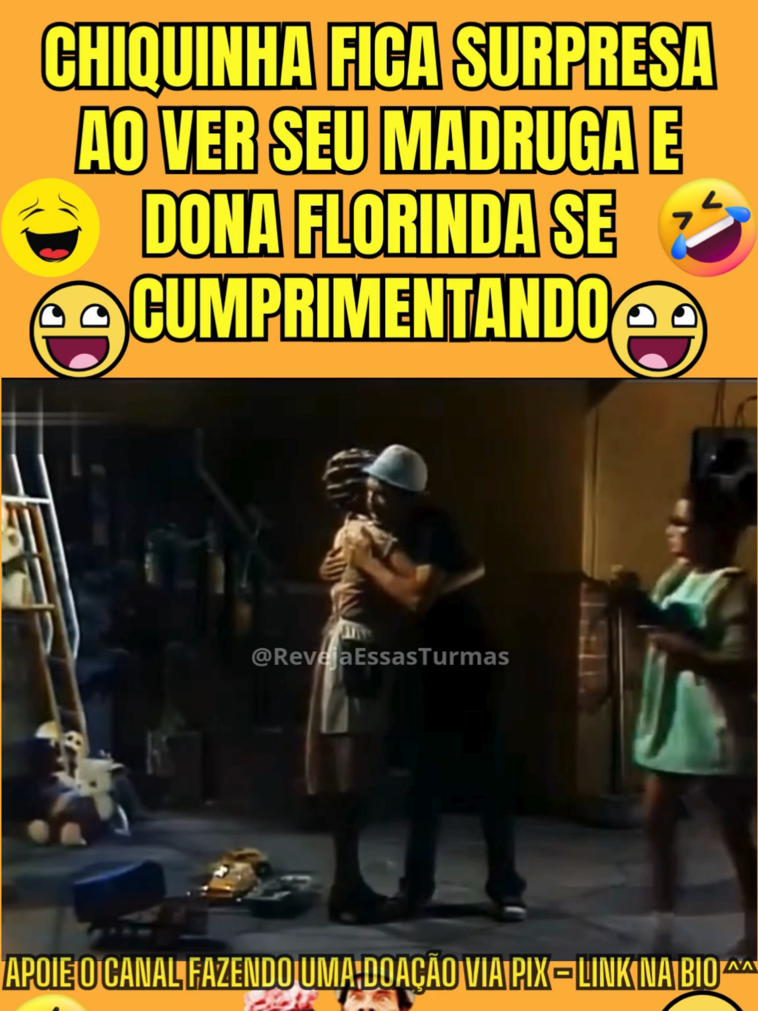 CHIQUINHA FICA SURPRESA AO VER SEU MADRUGA E DONA FLORINDA SE CUMPRIMENTANDO #Chaves #Madruga #Kiko #Chiquinha #ProfessorGirafales #DonaFlorinda #Serie #TV #Comedia #Humor #Fyp #Risadas