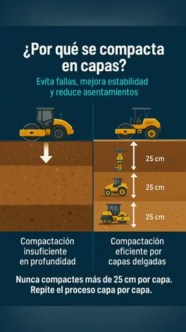 👷‍♂️¿Porque se compacta en Capacas? #CompactaciónDeSuelos #MecánicaDeSuelos #IngenieríaGeotécnica #ProctorModificado #DensidadDeCampo #EnsayoProctor #ControlDeCompactación #SueloCompactado #CompactaciónEnObra #GeotecniaAplicada #CursoDeGeotecnia #ObrasCiviles #MovimientoDeTierras #IngenieríaCivil #ConstrucciónDeTerraplenes #SuelosPerú #NormasDeCompactación #Pr