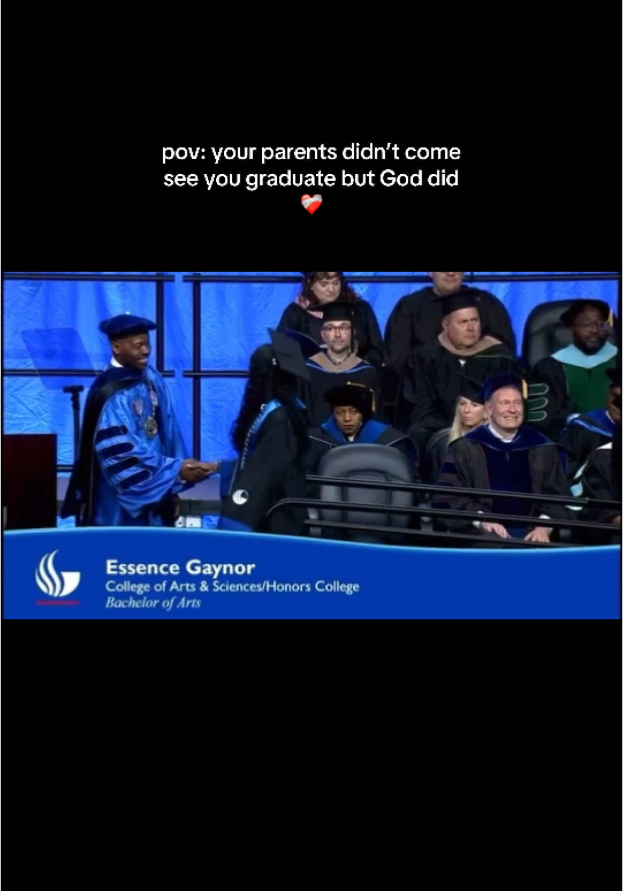 unfortunately my parents weren’t in the audience BUT i still felt the joy and support from everyone who loves me. God is with me always. i’m truly grateful 🩷 #graduationday #graduated #classof2025 