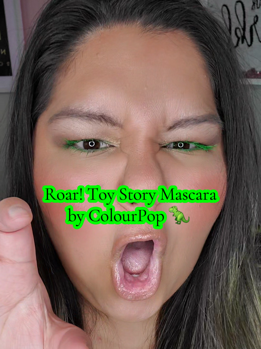 Roar! Toy Story Mascara by ColourPop! I'm obsessed 🦖 @ColourPop Cosmetics  #cppartner #colourpop  #toystory #mascara 