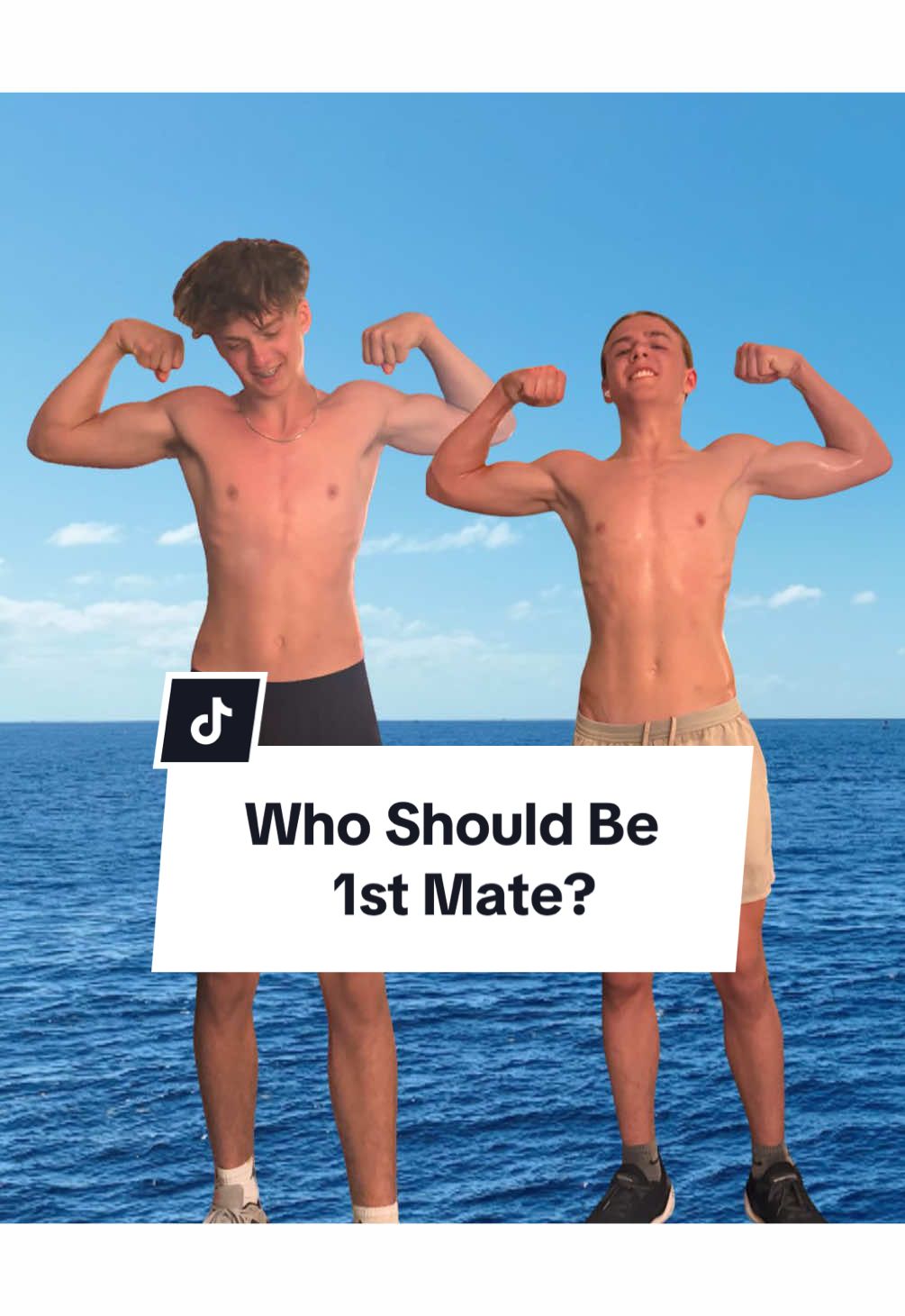 Who would you choose as your first mate? #theycomeastheyare #sailing #sailingfamily #sailinglife #sailingtiktok #sailingyacht #boymom #middlechild #inappropiate #sailormoon #sailor #sailboat #trumpimpression #sailboatliving #sailboatlife #boatshopping #brothers