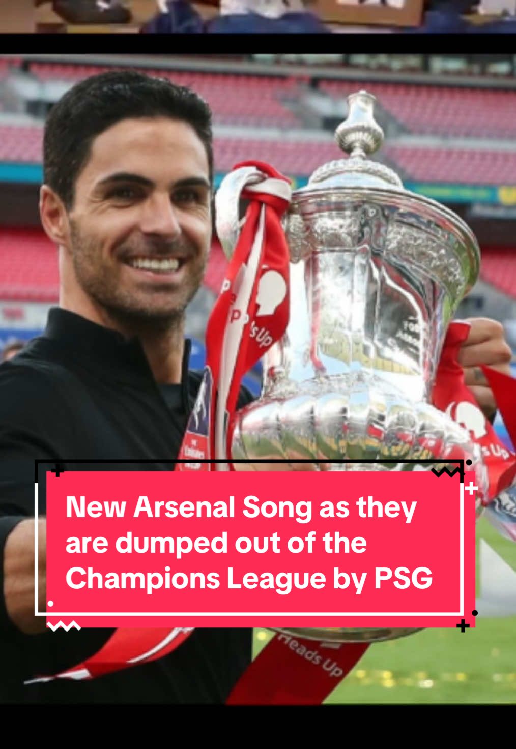 New Arsenal Song as they are dumped out of the Champions League by PSG Cc: @Expressions Oozing  #arsenal #ucl #championsleague #psg 