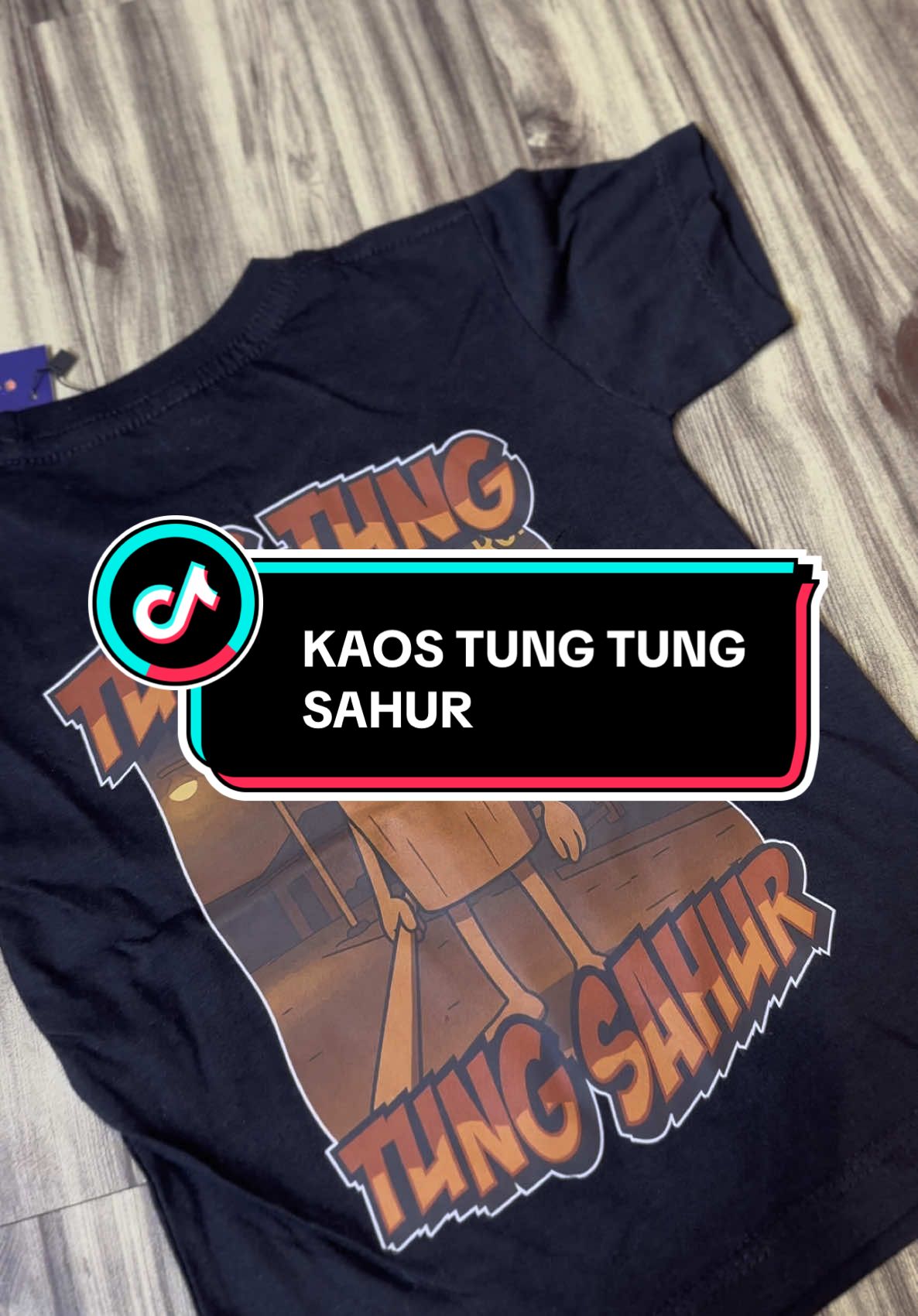 Kaos tung tung sahur #fyp #kids #bajuanak 