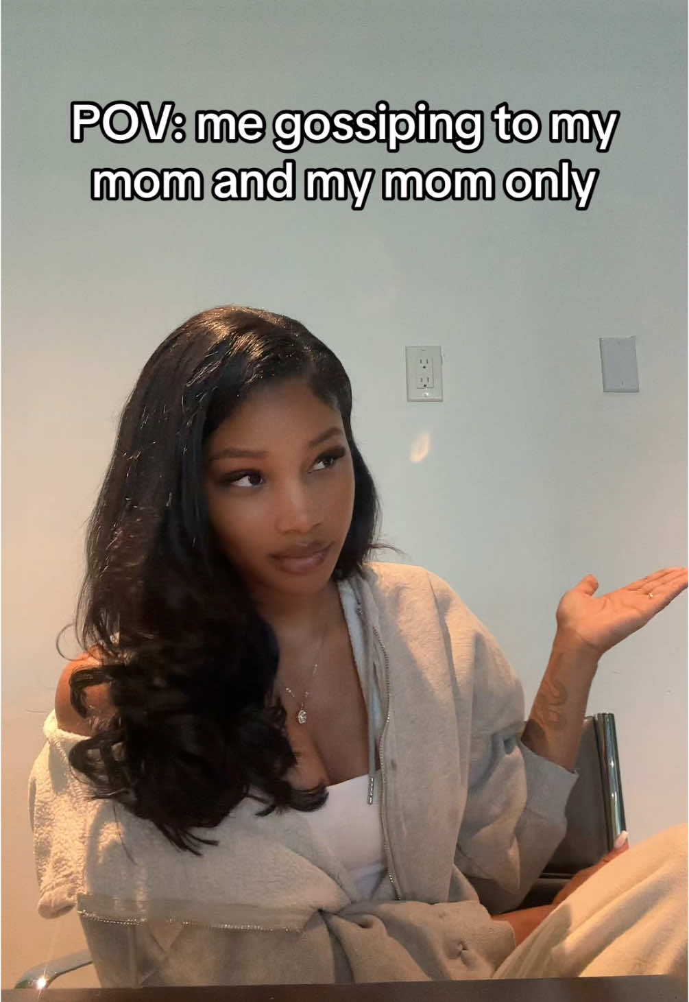 Only my mom hears my mess😂 #andreanadelayna #fyp 
