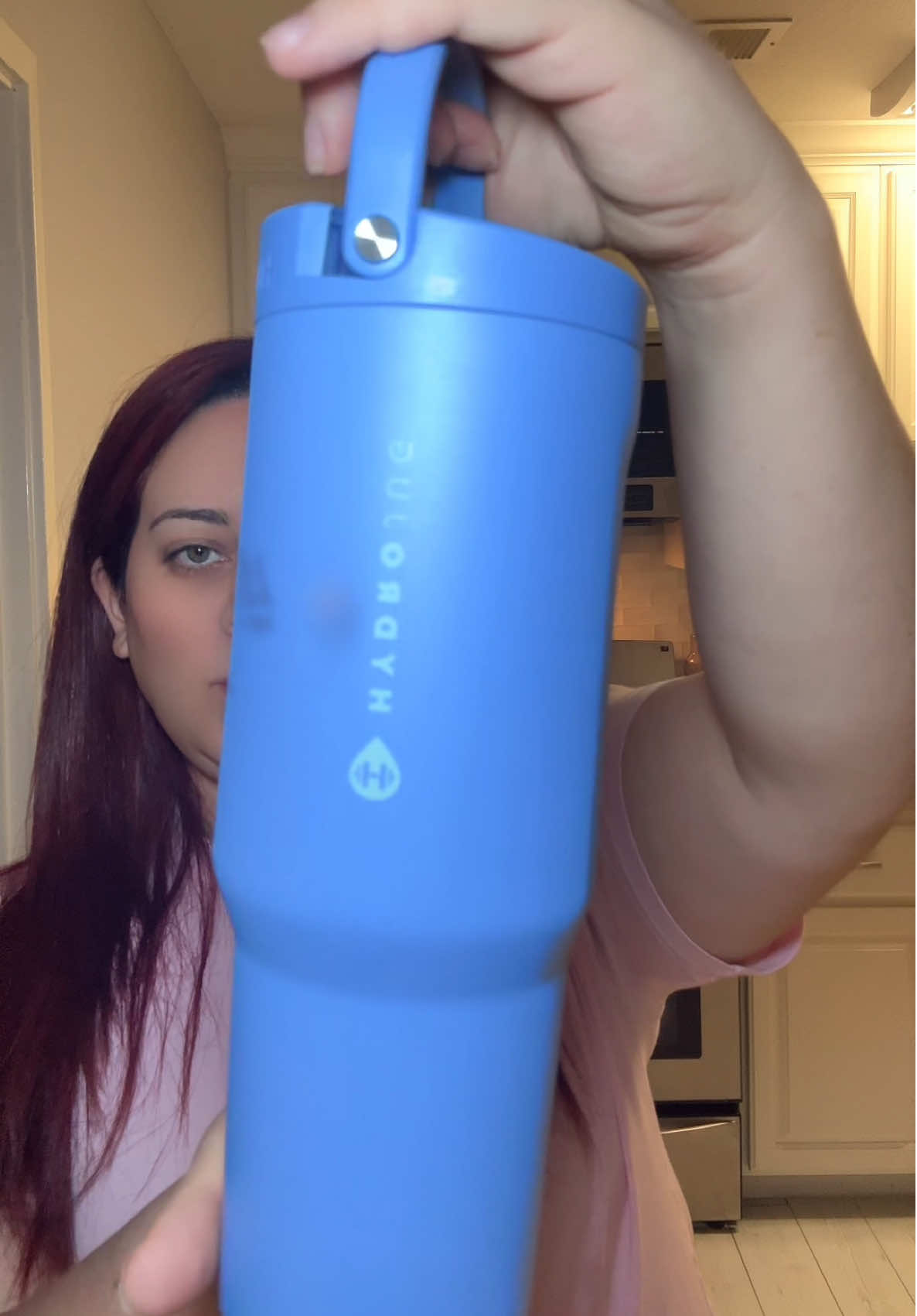 My son had to get a cup too ☺️🩵 @HYDROJUG  #hydrojug #blue 